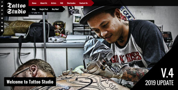Tattoo Studio - Responsive WordPress Theme Logo