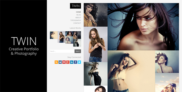 Twin - Creative Portfolio and Photography WordPress Theme Logo